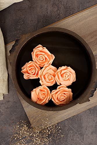 Artificial Floating Rose Flower Head Foam Big Fake Beach Water Flowers, Pooja Thali, Festival and Events, Home, Table, Badroom, Pooja room, Diwali decoration items and Diy Craft