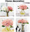 Artificial Hydrangea Fake Flowers Bunch decorative items for Diwali Home, Room, Office, Bedroom, Balcony, Living Room, Table Decoration, Plants and Craft Items Corner (Without Vase Pot)