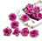 Artificial Eden Rose Flowers Head for Home Decoration and Craft (4 cm)