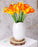 Artificial Flower Rubber Lily Sticks for Bouquet Wedding Decoration, DIY Artificial Garland Supplies Lilly Flower Sticks.