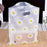 Daisy Print Frosted Plastic Gift Bag with Handle | Transparent Carry Bag for Gifts, Hampers & Return Favours
