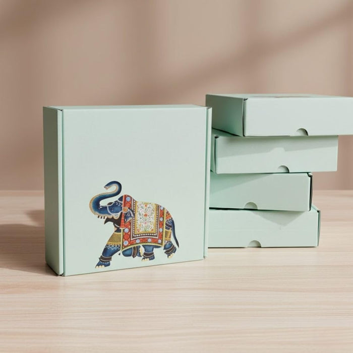 (8x 8 x 2 inch) Multipurpose Decorative Folding Paper Cardboard Box DIY Box for Gift Hamper,Wedding gifing.