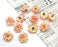 Artificial Eden Rose Flowers Head for Home Decoration and Craft (4 cm)