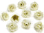 Artificial Small Rose Flowers Fake Fabric Head Rose Flowers For Home Decoration, Gift, Mandir Pooja Table, Cake Decor, Bouquet Making, Backdrop, DIY Art Craft, Diwali Items Material (4 cm)