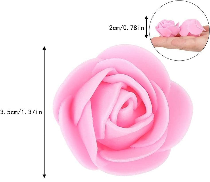Artificial Eva Foam Rose Flowers Water Floating Flowers, Pooja Thali, Festival and Events, Home, Table, Bedroom, Pooja Room, Diwali Decoration Items and DIY Craft