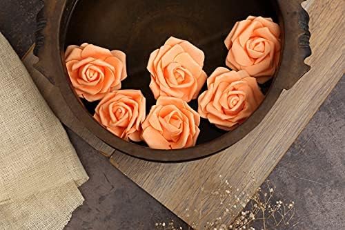 Artificial Floating Rose Flower Head Foam Big Fake Beach Water Flowers, Pooja Thali, Festival and Events, Home, Table, Badroom, Pooja room, Diwali decoration items and Diy Craft