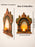 DIY Traditional Jharokha Mirror Kit (No Drill Required) with Free LED Candle & Hook – 2D Wooden MDF Wall Hanging Decor for Home, Mandir, Living Room, Festive Gifting & Decoration Showpiece