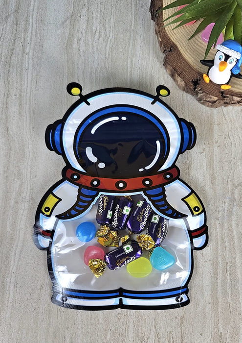 20 Pcs Animal Design Ziplock  Pouches  For Gifting, Return Gifts, Birthday, Baby Shower, Party Pouches | Chocolate & Dry Fruit Packing