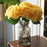 Artificial Hydrangea Fake Flowers Bunch decorative items for Diwali Home, Room, Office, Bedroom, Balcony, Living Room, Table Decoration, Plants and Craft Items Corner (Without Vase Pot)