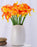 Artificial Flower Rubber Lily Sticks for Bouquet Wedding Decoration, DIY Artificial Garland Supplies Lilly Flower Sticks.