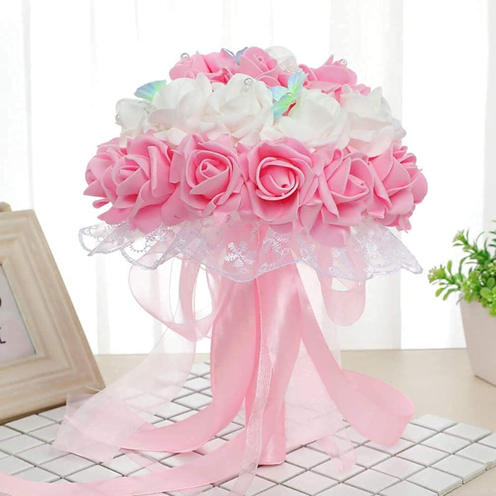 Artificial Floating Rose Flower Head Foam Big Fake Beach Water Flowers, Pooja Thali, Festival and Events, Home, Table, Badroom, Pooja room, Diwali decoration items and Diy Craft