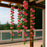 Artificial Cherry Blossom Rattan Flowers(pink) Wall Hanging Decorative Vine String Lines Items for Diwali Decoration, Backdrop for Pooja Room, Home Decor (230 cm)