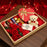 Big Multipurpose Decorative Pinewood  Rectangle Tray for Gift Hamper,Wedding Gifting Boxes and Decoration Purpose.