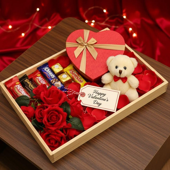 Big Multipurpose Decorative Pinewood  Rectangle Tray for Gift Hamper,Wedding Gifting Boxes and Decoration Purpose.