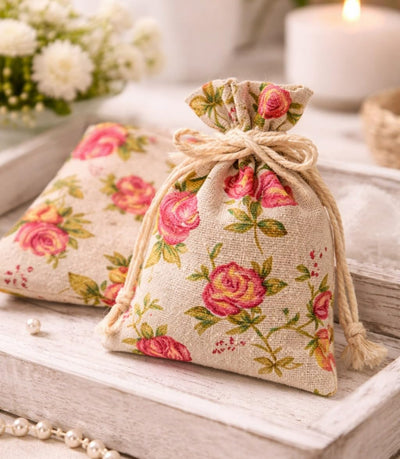 Drawstring Mini stylish Storage Potli pouches for Small Jewelries, Money, Paper Notes Women Wallet, Gift Bags, Christmas return gift