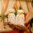 Polka Dot Gift Pouches with Satin Ribbon – White & Silver/Gold Dots