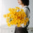 Artificial Daisy Sunflowers for Home Decor, Office, Living Room, Balcony, Wedding & Gifting | Realistic Faux Flower (Only Flower, No Vase)