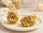Decorative Golden Lotus Acrylic Box For Multipurpose Use, Traditional Gifting, Potli, Golden Bag, Decoration & DIY for Wedding Gift, Return Gift ,Christmas Gifting (Gold, Lotus) (17 x 9 cm)