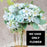 Artificial Peony Rose Flower Bunch for - Home, Office, Bedroom, Balcony,Table Display, Living Room Decoration and Craft Corner- (Without Vase)