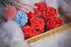 Artificial Floating Rose Flower Head Foam Big Fake Beach Water Flowers, Pooja Thali, Festival and Events, Home, Table, Badroom, Pooja room, Diwali decoration items and Diy Craft