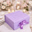 (26 x 21 x 11 cm) Multipurpose Decorative Folding Paper Cardboard/Rigid Box with satin ribbon,DIY Box for Gift Hamper,Valentine Gifting,Wedding gifing.