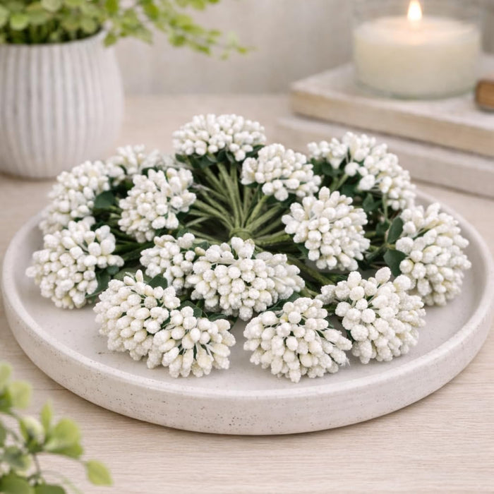 Artificial Pollen Flowers for Tiara Making and Jewelry Making