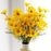 Artificial Daisy Sunflowers for Home Decor, Office, Living Room, Balcony, Wedding & Gifting | Realistic Faux Flower (Only Flower, No Vase)