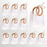 Small Size( 18.5 x 8 x 16 cm) Translucent  Bags with Round Handle Gift Paper Bag, Carry Bags, Gift Bag, Gift for Birthday, Valentine, Marriage, Festivals, Season's Greetings and Events (Small) Brown