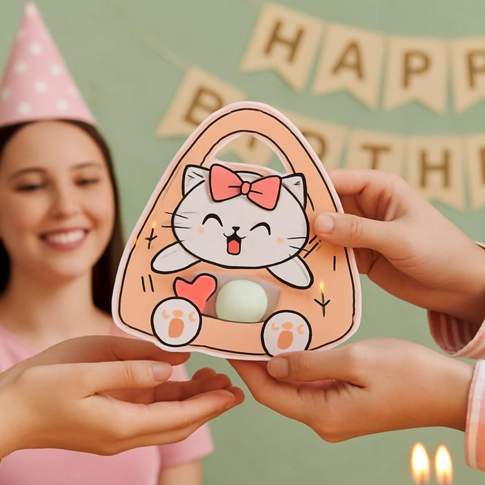 Cartoon Gift Pouch for Kids, Cute Animal Candy Bag, Return Gift Bag for Birthday, Baby Shower, Decorative Goodie Bag for Chocolates & Gifts, Traveling pouch