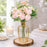 Artificial Peony Rose Flower Bunch for - Home, Office, Bedroom, Balcony,Table Display, Living Room Decoration and Craft Corner- (Without Vase)