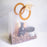 Small Size( 18.5 x 8 x 16 cm) Translucent  Bags with Round Handle Gift Paper Bag, Carry Bags, Gift Bag, Gift for Birthday, Valentine, Marriage, Festivals, Season's Greetings and Events (Small) Brown