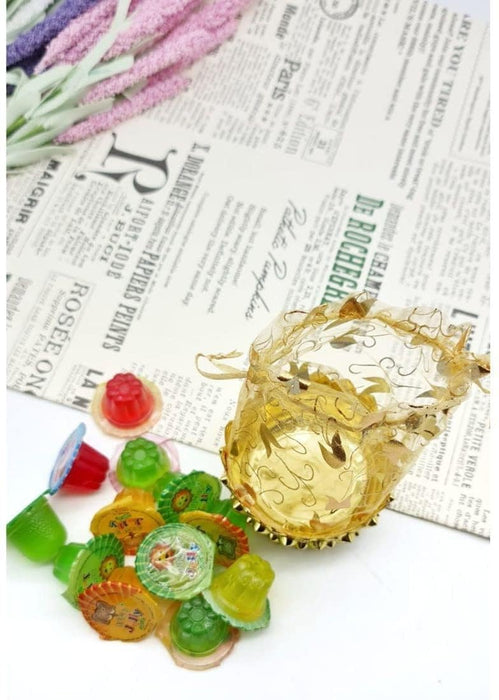 Decorative Golden Lotus Acrylic Box For Multipurpose Use, Traditional Gifting, Potli, Golden Bag, Decoration & DIY for Wedding Gift, Return Gift ,Christmas Gifting (Gold, Lotus) (17 x 9 cm)