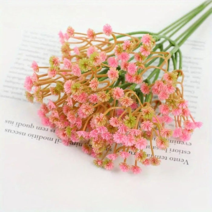 Artificial Baby’s Breath Gypsy Flowers | Gypsophila Bouquet for Home Decor, Bedroom, Balcony, Garden, Birthday Surprise & Wedding Décoration (28.5 cm)