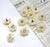 Artificial Eden Rose Flowers Head for Home Decoration and Craft (4 cm)