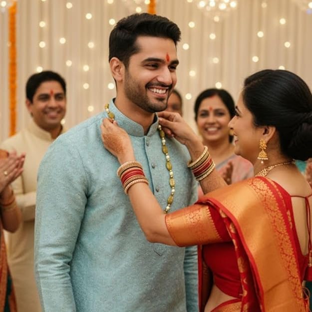 Traditional Indian Wedding Barati Welcome-swagat Mala/khesh/har  for welcome baraties-Guests in marriage shadi function ceremony & other occations (Badhai mala)