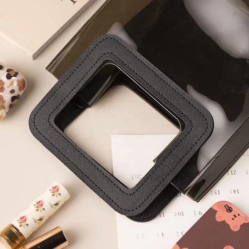 Transparent Gift Bag with Square Handle | Gift Bag for Her / Him,Handle hamper bag, Carry Bags, shopping gift bag, Presents, Packing, Wedding Return Gifts, Birthday, Events, Festivals (Black, 18 x 20 cm)