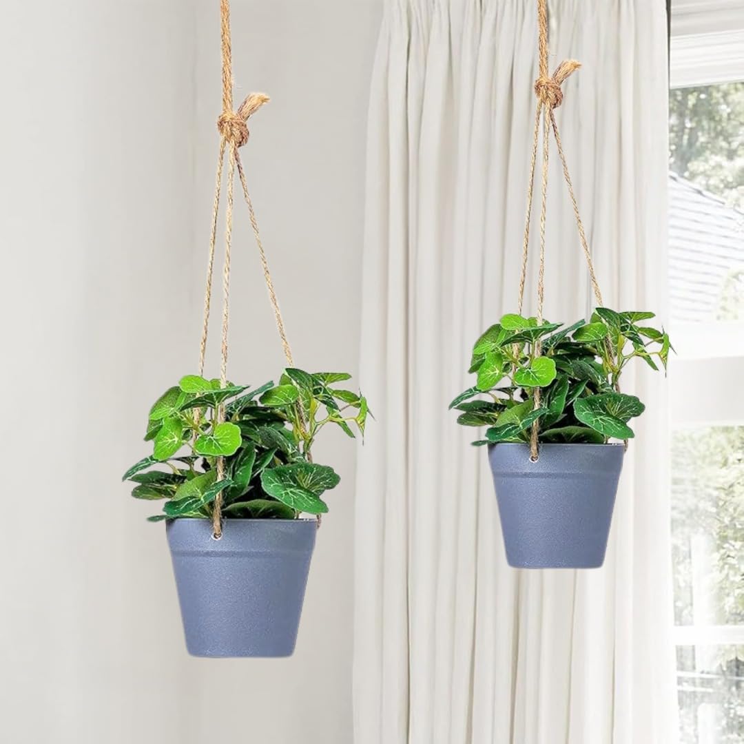 Artificial Hanging Succulent Plant Set - Office & Home Decor Accents