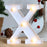 6 inch Marquee Alphabet Shaped Led Light for Home Decoration and Wall Lamp, White, 1 Piece