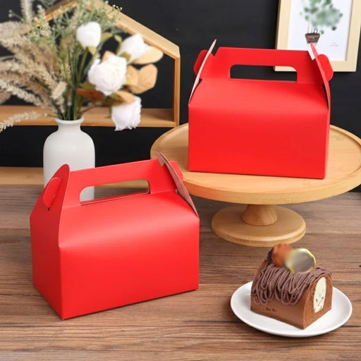 RED Decorative Folding Paper Gift Boxes For Gifting Chocolates, Dryfruits Items - Fancy Decorative packaging In Marriage Pooja Function Packing (Red)