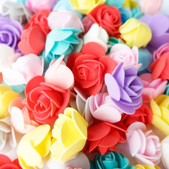 Artificial Eva Foam Rose Flowers Water Floating Flowers, Pooja Thali, Festival and Events, Home, Table, Bedroom, Pooja Room, Diwali Decoration Items and DIY Craft
