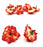 Artificial Eden Rose Flowers Head for Home Decoration and Craft (4 cm)