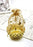 Decorative Golden Lotus Acrylic Box For Multipurpose Use, Traditional Gifting, Potli, Golden Bag, Decoration & DIY for Wedding Gift, Return Gift ,Christmas Gifting (Gold, Lotus) (17 x 9 cm)