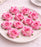Artificial Rose Velvet Flower Heads for Puja Decoration, Gifting, Home, Garden, Bedroom, Balcony, Living Room, Restaurant Decoration and Craft (6 cm)