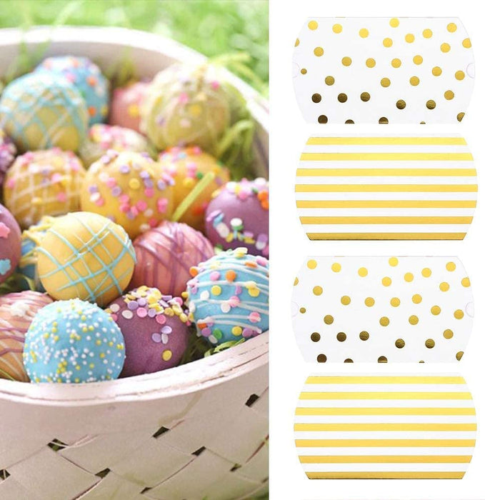 Golden Decorative Folding Paper pillow  Gift Boxes For Gifting Chocolates, Dryfruits Items - Fancy Decorative packaging In Marriage,Function, Birthday Packing, Engagement (Copy)