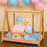 Premium Wooden Folding/Foldable Jhula Swing for Baby shower , Balgopal Krishna Janmashtami | Traditional Palna for Laddu Gopal, Kanhaji Pooja, Home Mandir Temple Festival Decoration (Wooden Jhula)