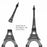Metal Eiffel Tower Antique Vintage Statue for Room, Office, Decorative Showpeice for Home, Desk Decor, Table Stand Holder