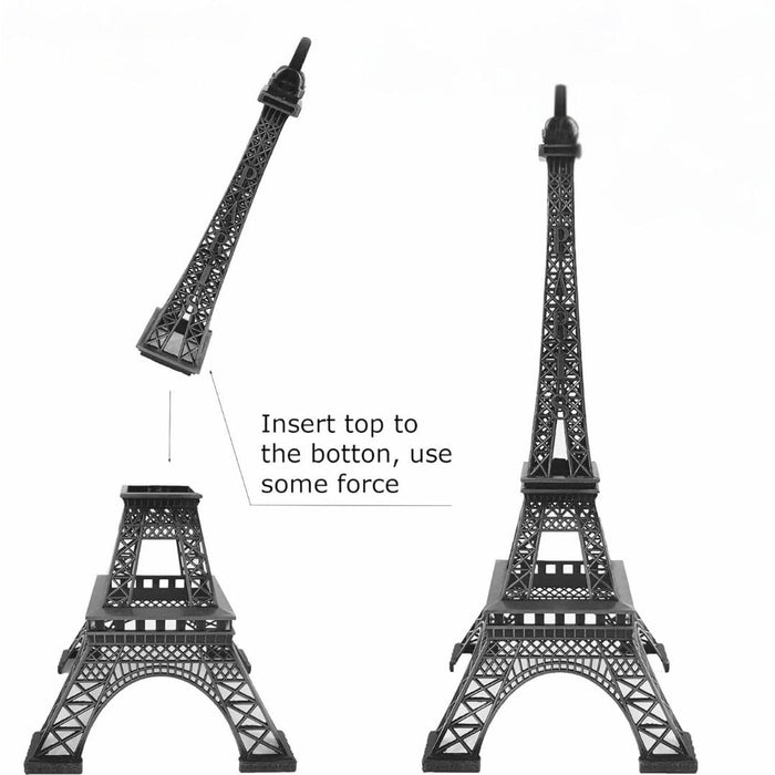 Metal Eiffel Tower Antique Vintage Statue for Room, Office, Decorative Showpeice for Home, Desk Decor, Table Stand Holder