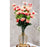 1 Pcs Artificial Fake Flowers Bunch decorative items for Diwali Home,Artificial Orchid Flower Bunch/Bouquet,Room, Office, Bedroom, Balcony, Living Room, Plants and Craft Items Corner (Without Vase)(Pack of 1)