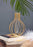 SATYAM KRAFT 1 Pcs Propagation Station with Metal Frame, Test Tube Glass Items Vase for Flower Pot,Gift, Home Decor, Bedroom, Office Corner, Navratri, Diwali Décor Item (Gold)