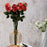 1 Bunch Artificial Rose Flower Stick for - Home, Office, Bedroom, Balcony, Table Display, Living Room Decoration and Craft Corner (Pack of 5 Sticks)